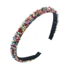Hair bands, European and American hand-woven beaded headbands, Baroque beaded hair bundles for women, Korean version of popular facial wash hair accessories, hair bands and headwear Item Picture